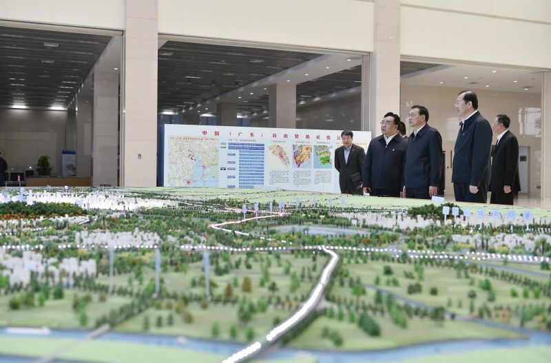 李克強寄望廣東自貿(mào)區(qū)爭創(chuàng)審批“特區(qū)速度”