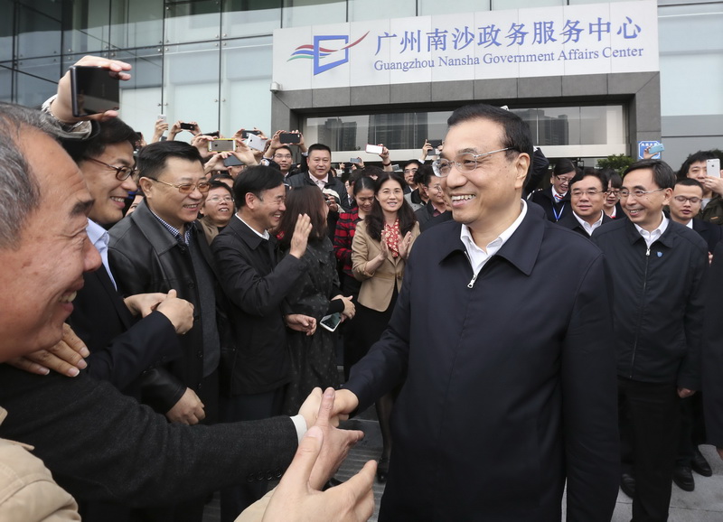 李克強寄望廣東自貿(mào)區(qū)爭創(chuàng)審批“特區(qū)速度”