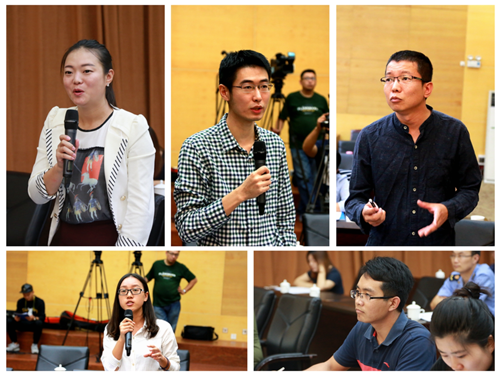 《人民日報》《河南日報》、河南電視臺新聞頻道、《大公報》、河南電視臺民生頻道等媒體記者現(xiàn)場提問